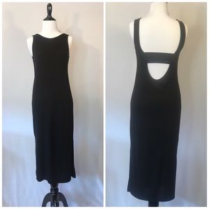 Long Black Tank Dress
